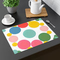 Colorful Polka Dots Placemats - Playful Dining Decor - DipaliZ
