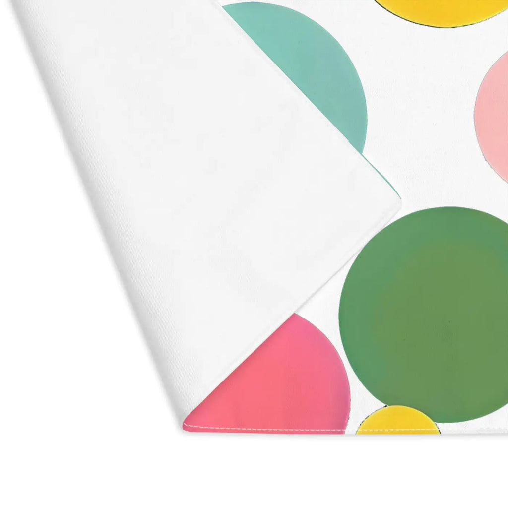 Colorful Polka Dots Placemats - Playful Dining Decor - DipaliZ
