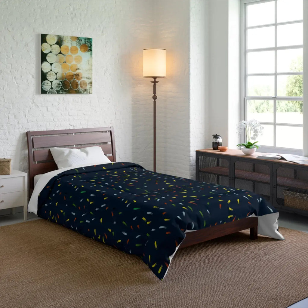 Confetti Polyester Comforter - Cheerful Year-Round Bedding - DipaliZ