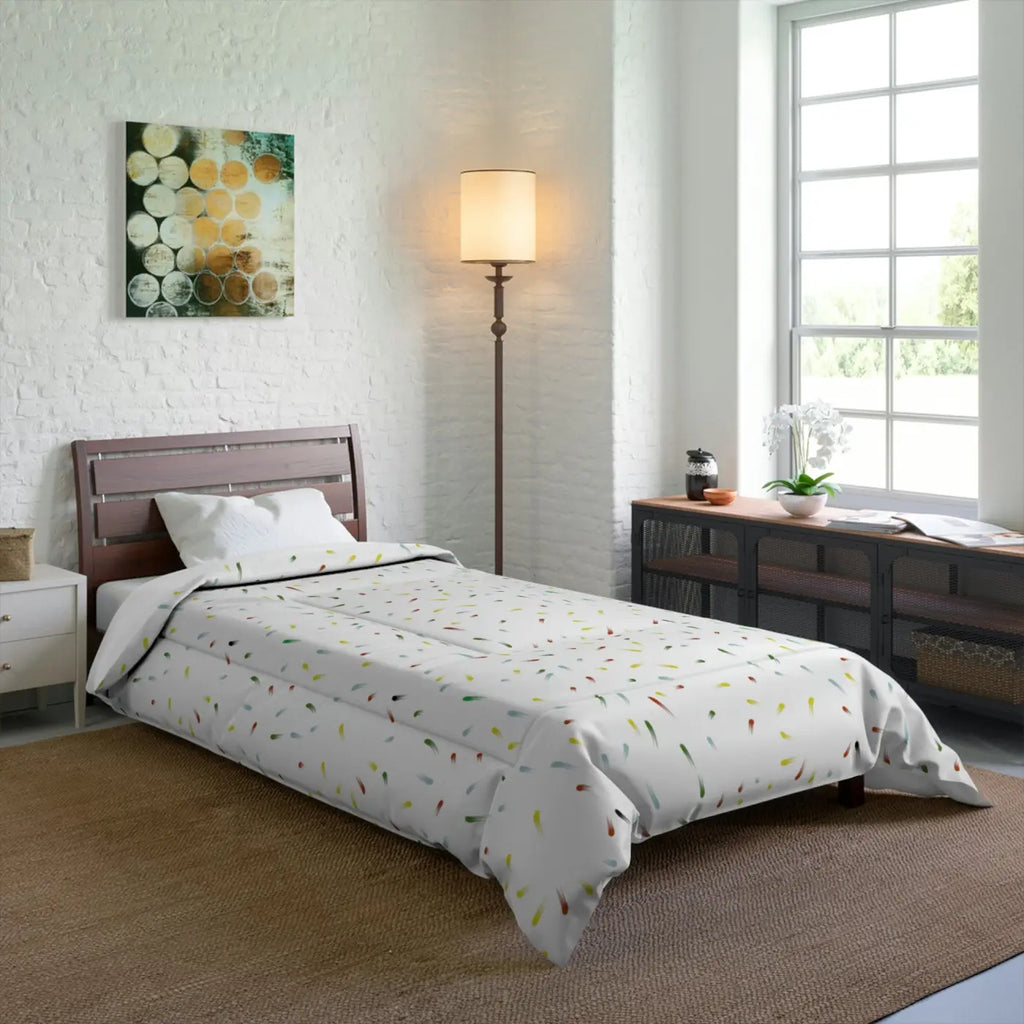 Cozy Confetti Comforter - Fashion Inspired Bedding - DipaliZ