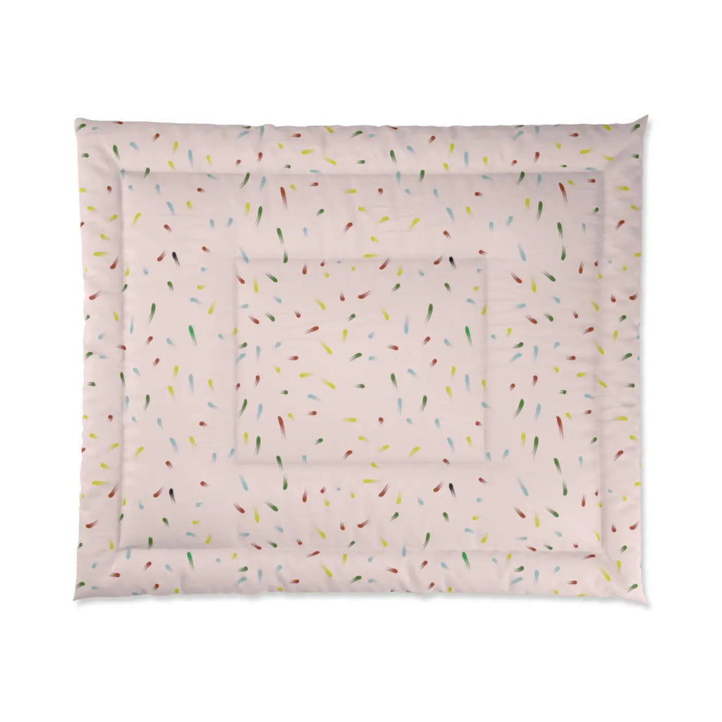 Confetti Pink Comforter - Chic Bedroom Warmth - DipaliZ