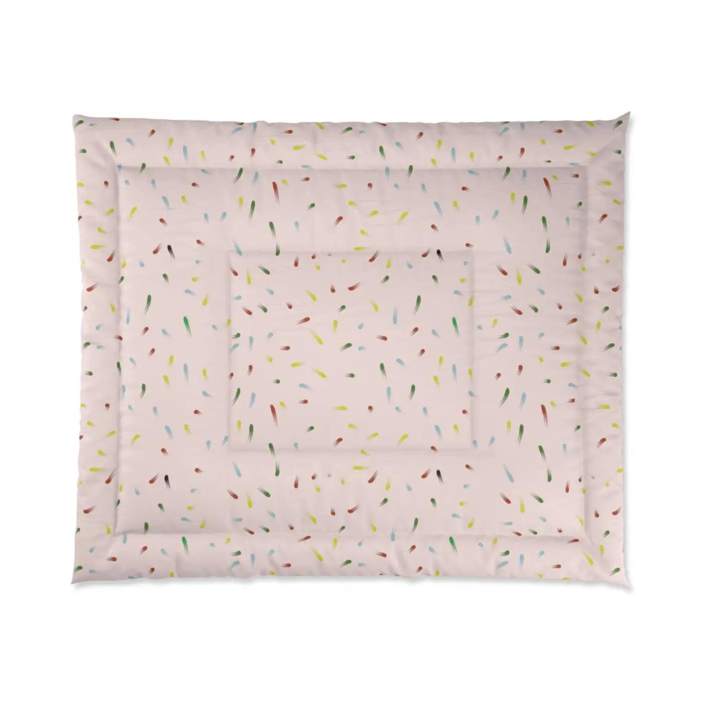 Confetti Pink Comforter - Chic Bedroom Warmth - DipaliZ
