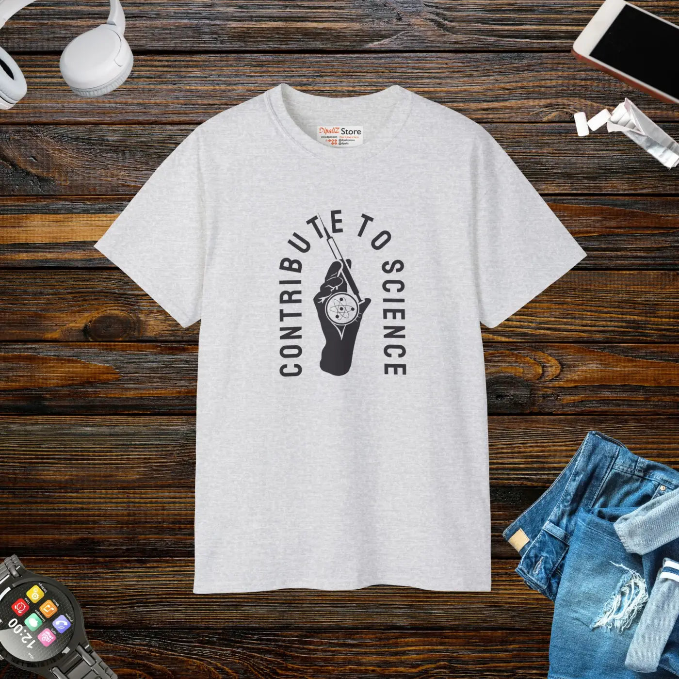 Ultra Cotton Tee - Contribute to Science in Style - DipaliZ