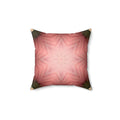 Coral Abstract Pattern Polyester Square Pillow - Home Decor - DipaliZ