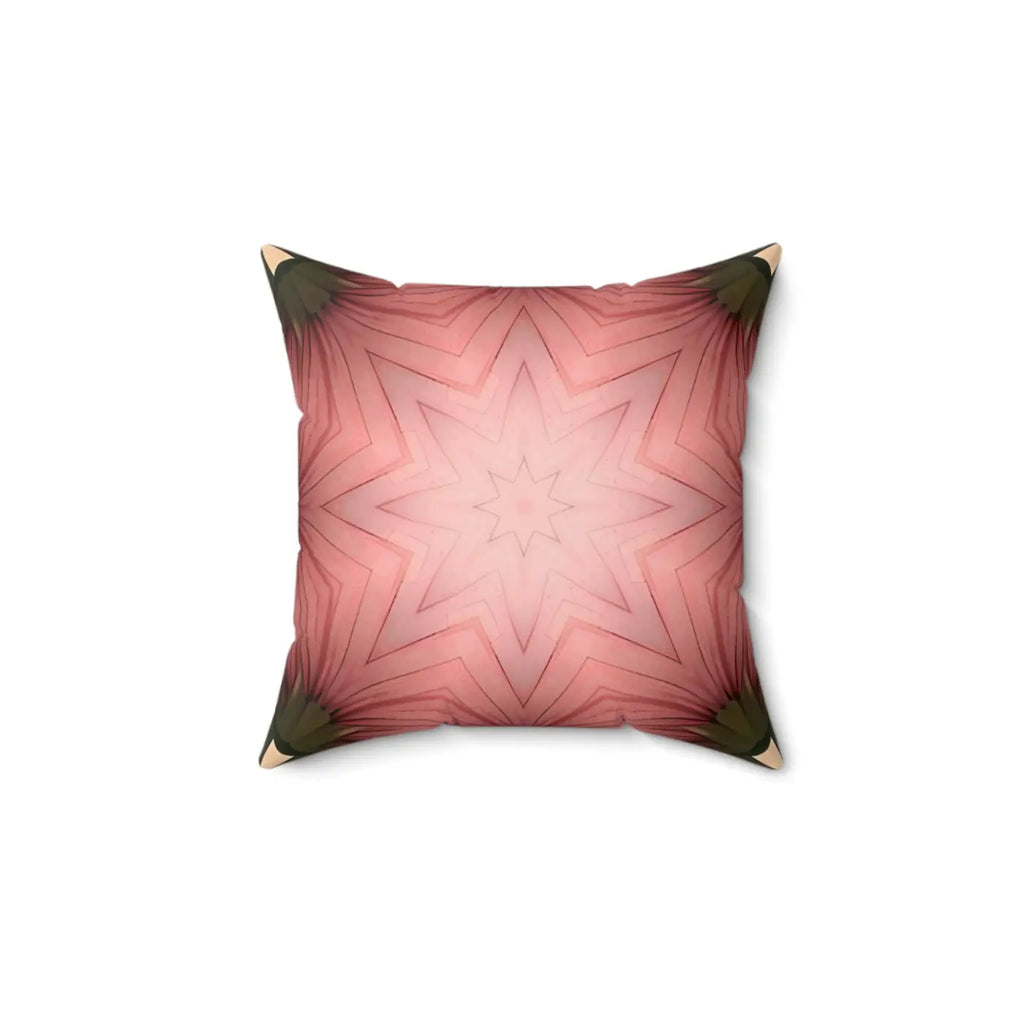 Coral Abstract Pattern Polyester Square Pillow - Home Decor - DipaliZ