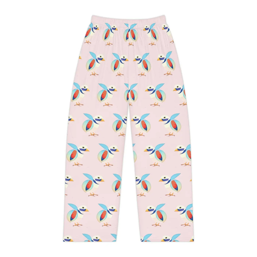 Women's Pajama Pants - Cute Bird Print Loungewear - DipaliZ