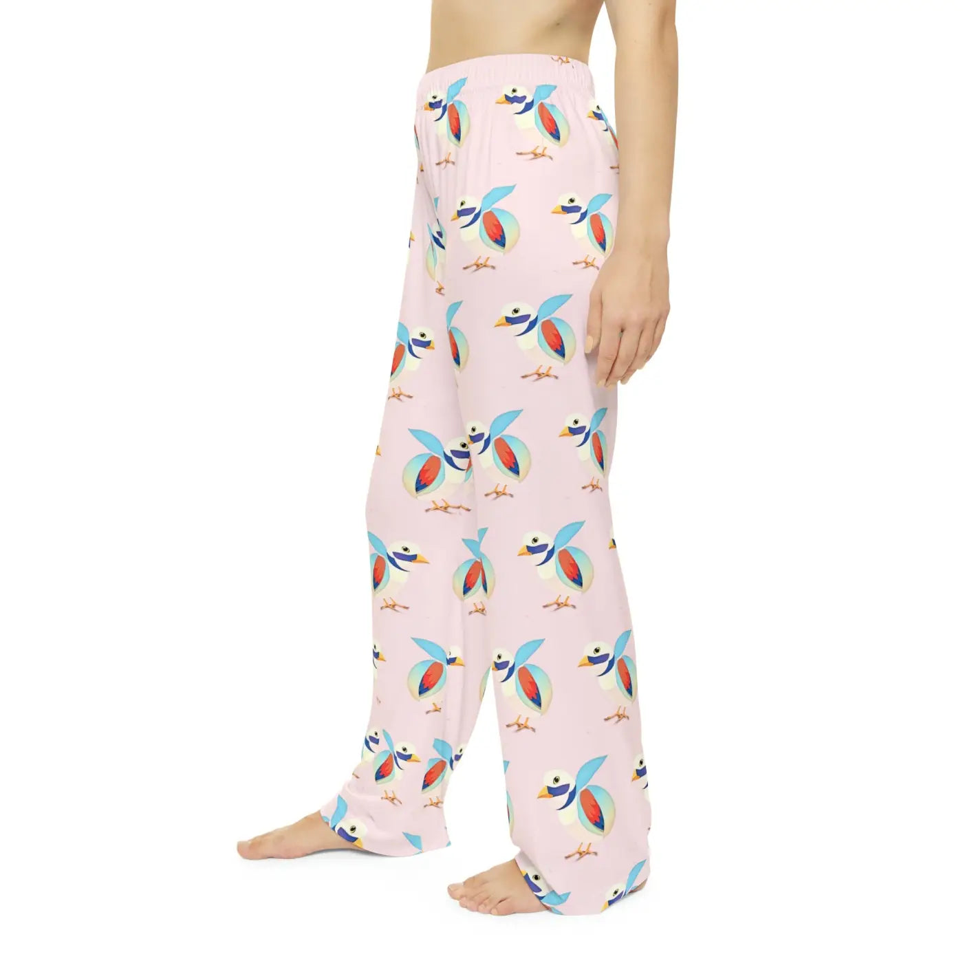 Women's Pajama Pants - Cute Bird Print Loungewear - DipaliZ