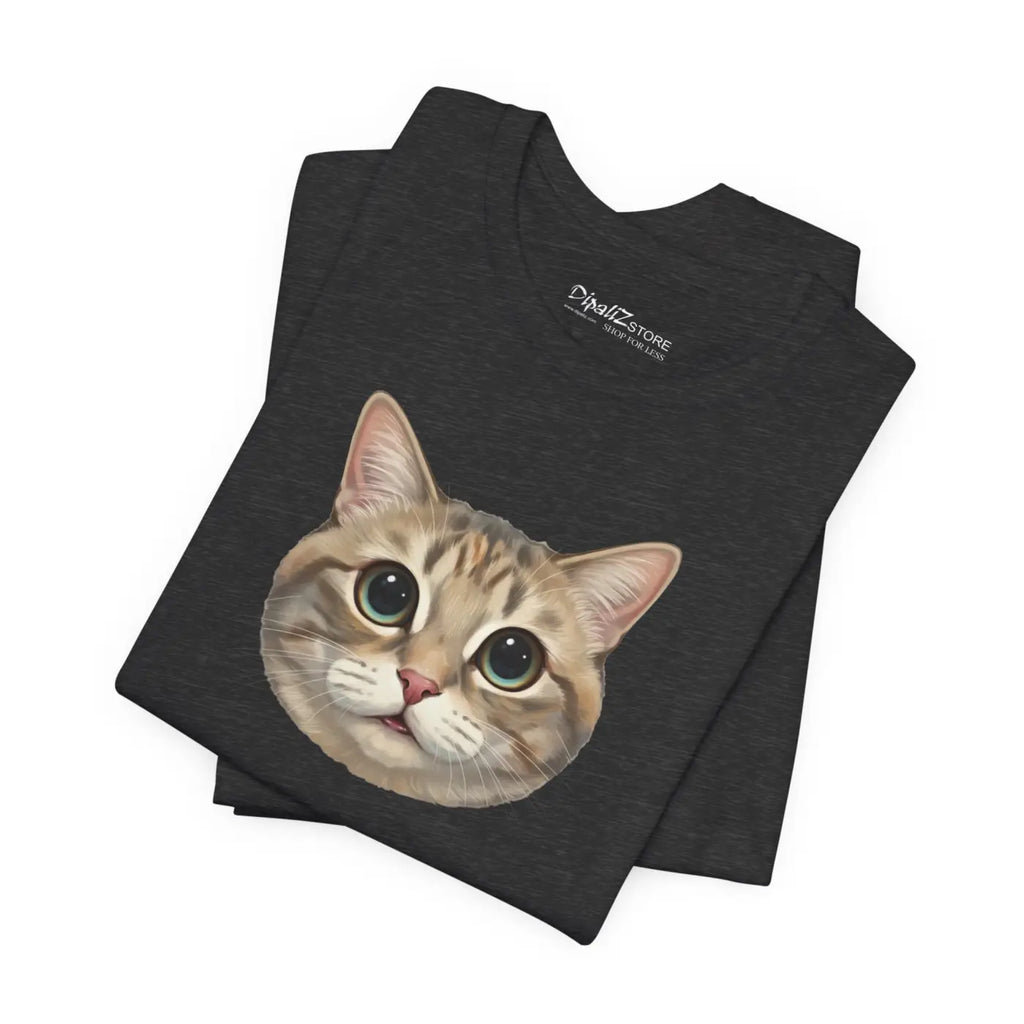Unisex Jersey Short Sleeve Tee - Cute Cat Design - DipaliZ