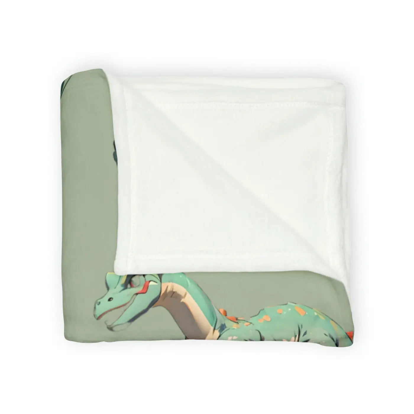 Soft Polyester Blanket - Cute Dinosaur Print - DipaliZ