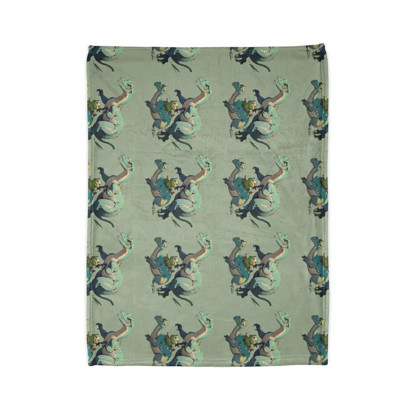Soft Polyester Blanket - Cute Dinosaur Print - DipaliZ