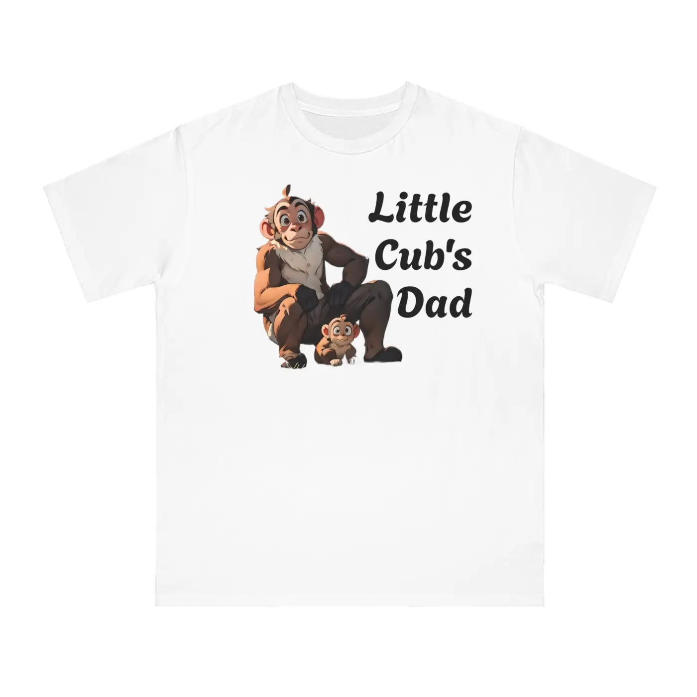 Organic Unisex Classic T Shirt - Cute Monkey Design - DipaliZ