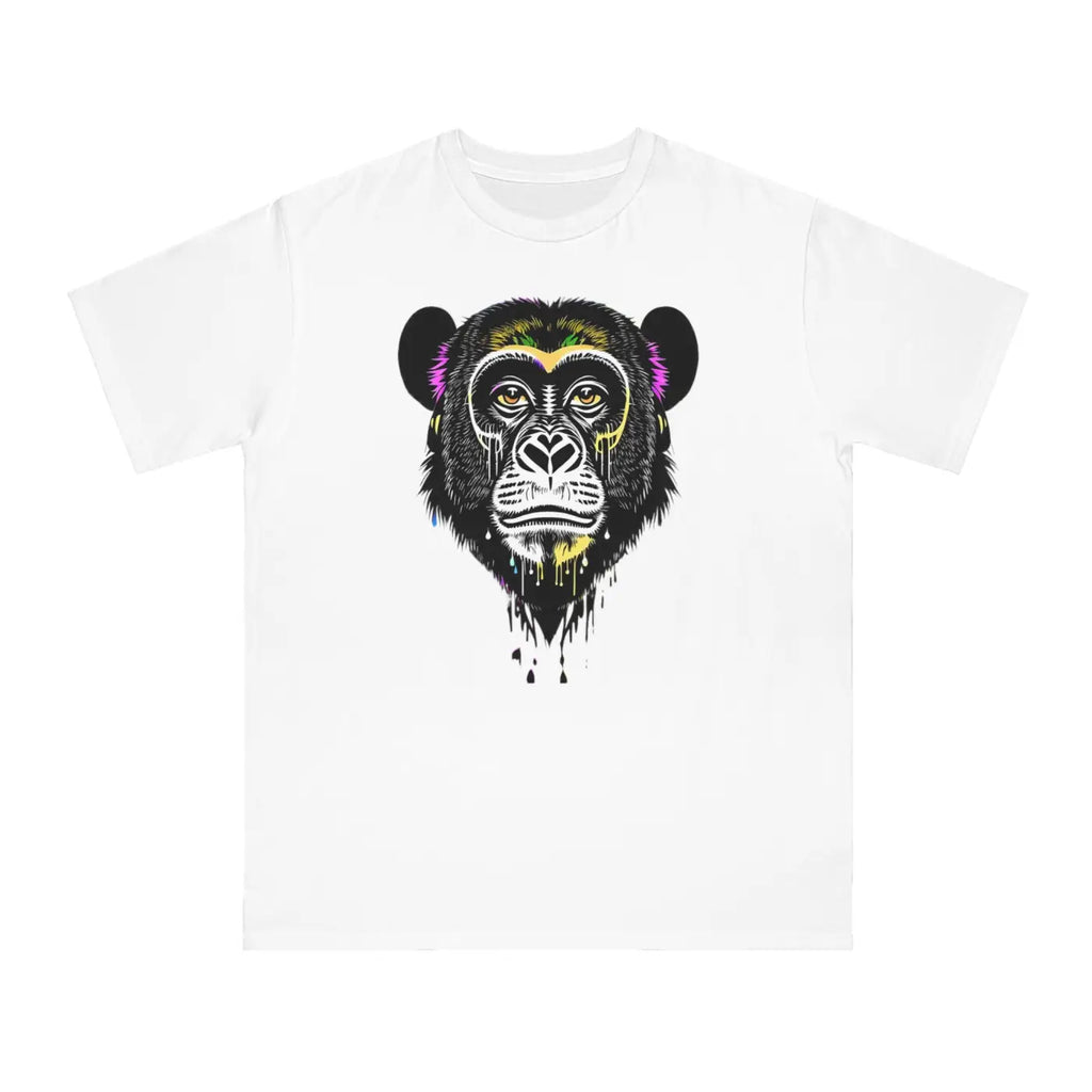 Cute Monkey Classic T Shirt - Organic Unisex Comfort - DipaliZ