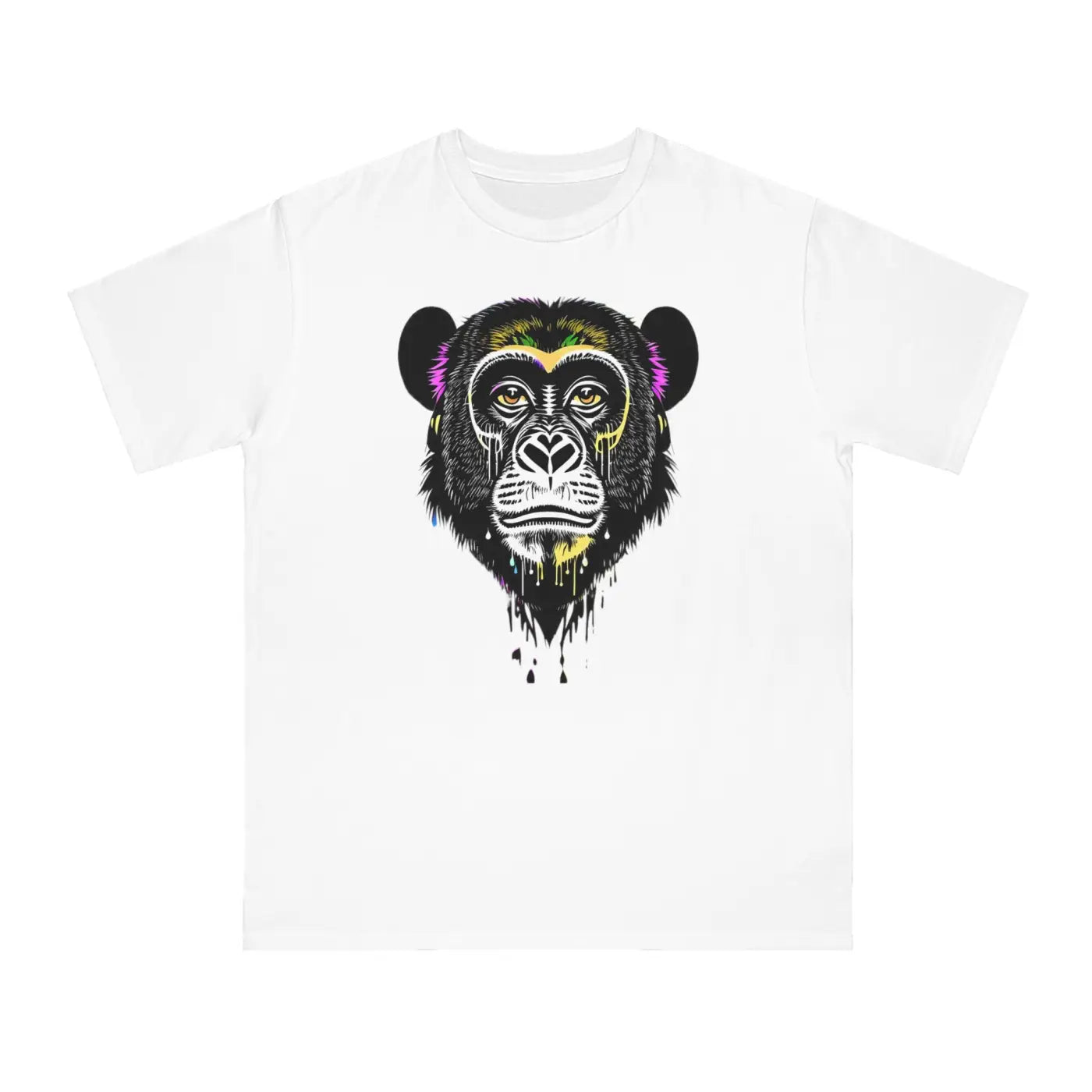 Cute Monkey Classic T Shirt - Organic Unisex Comfort - DipaliZ