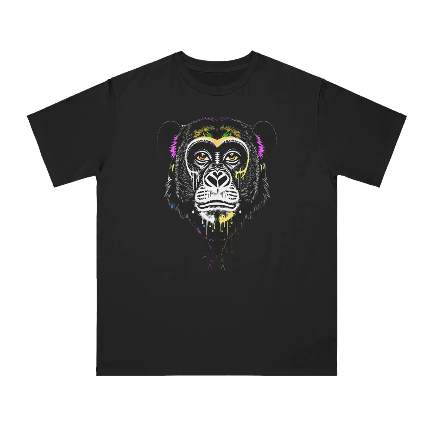 Cute Monkey Classic T Shirt - Organic Unisex Comfort - DipaliZ