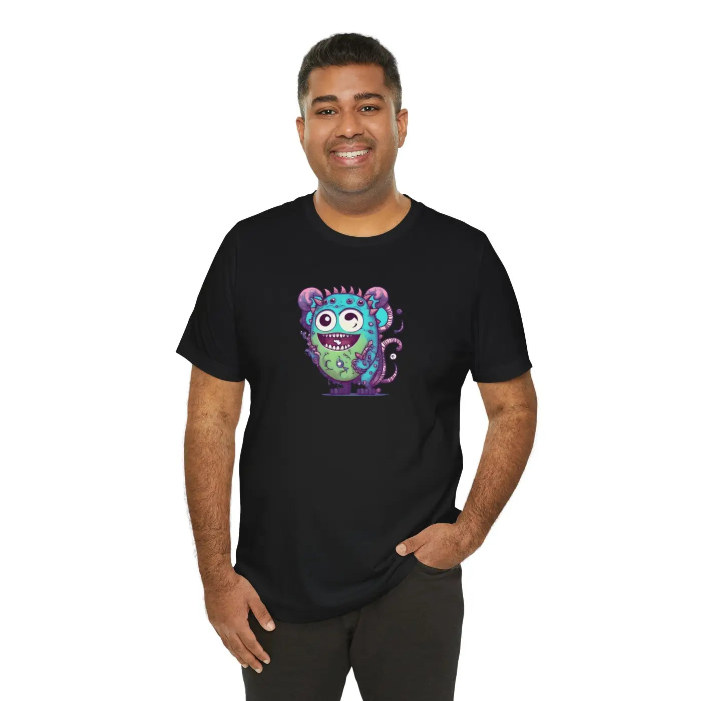 Unisex Jersey Short Sleeve Tee - Cute Monster Design - DipaliZ