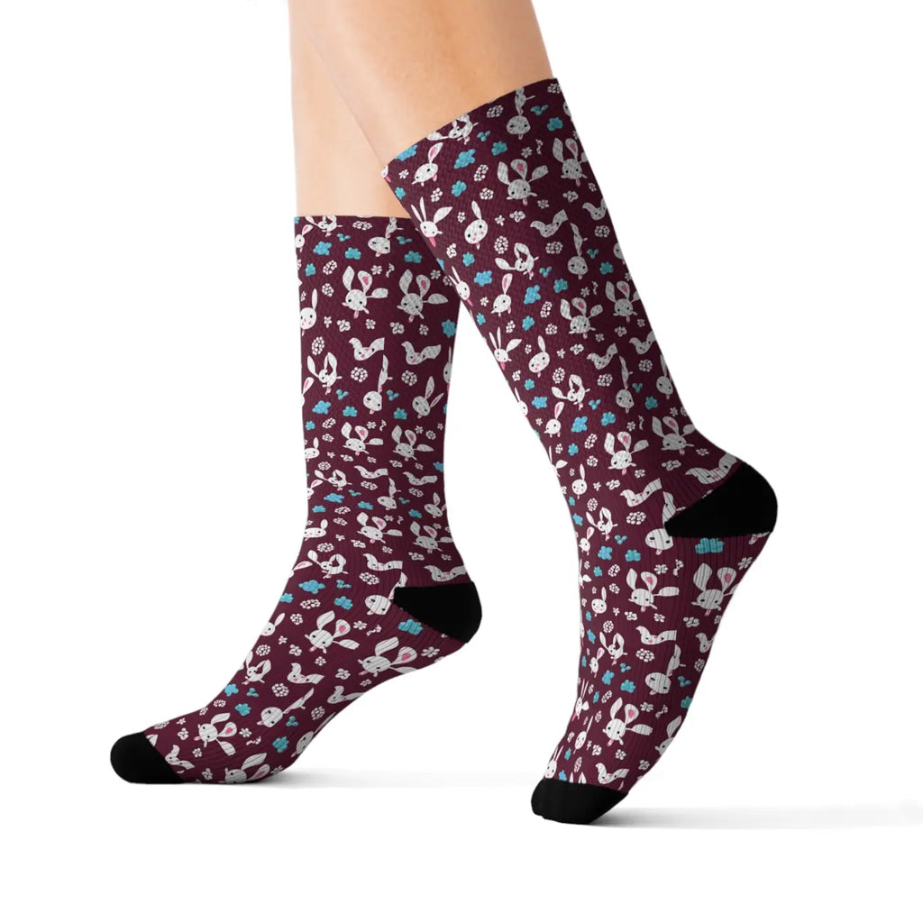 Cute Rabbit Pattern Socks - Cozy Everyday Comfort - DipaliZ