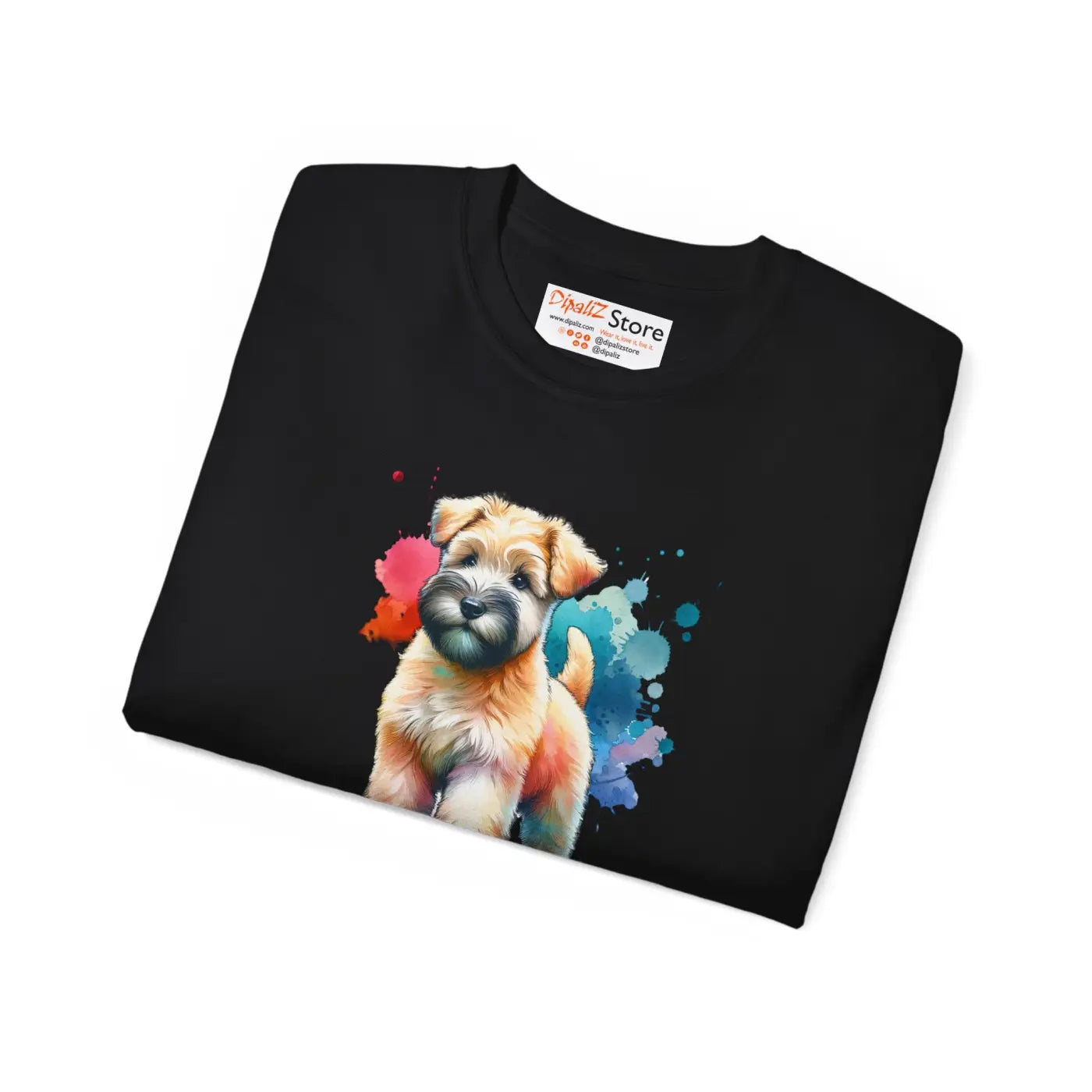 Terrier Dog Tee - Ultra Cotton Soft Coated Wheaten - DipaliZ