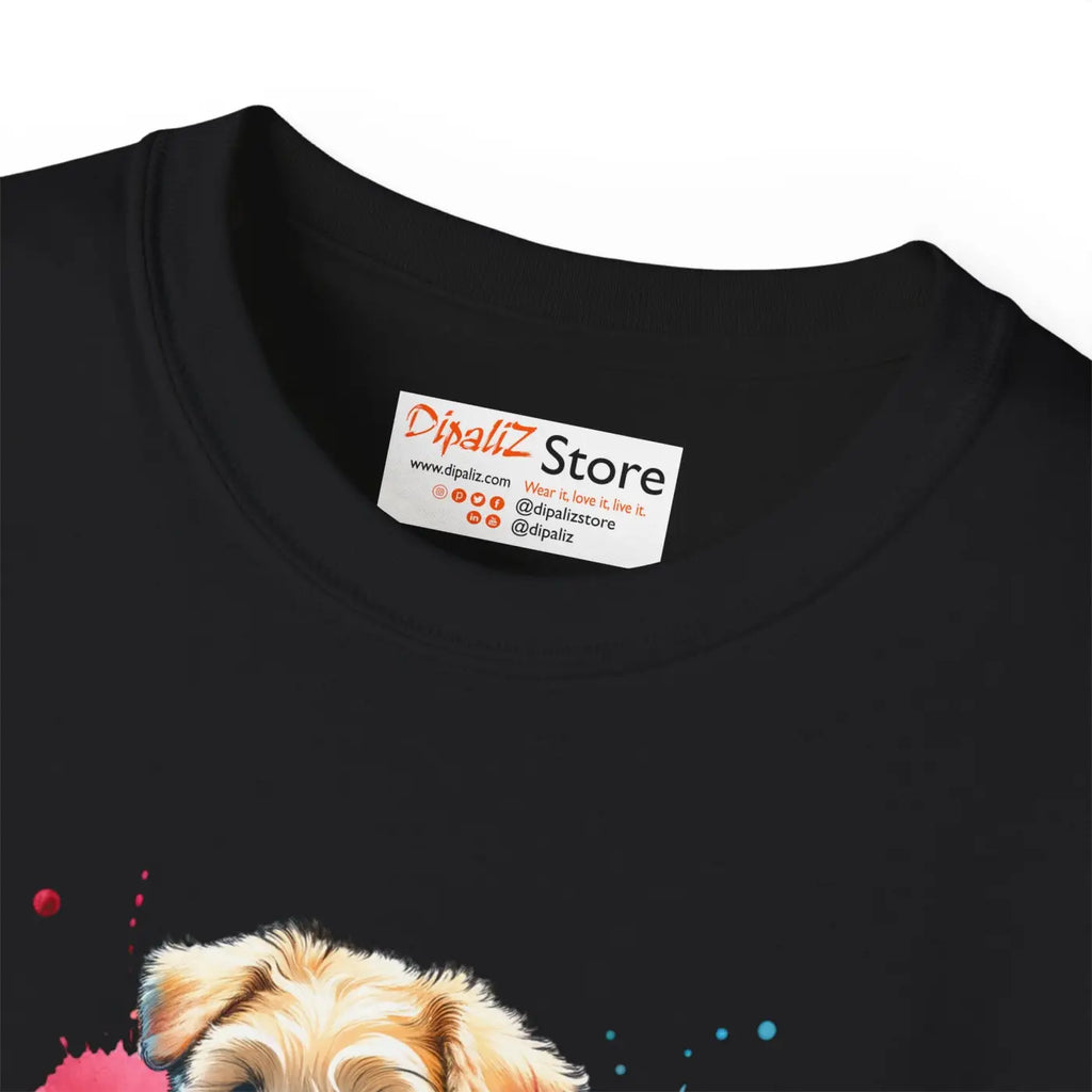 Terrier Dog Tee - Ultra Cotton Soft Coated Wheaten - DipaliZ