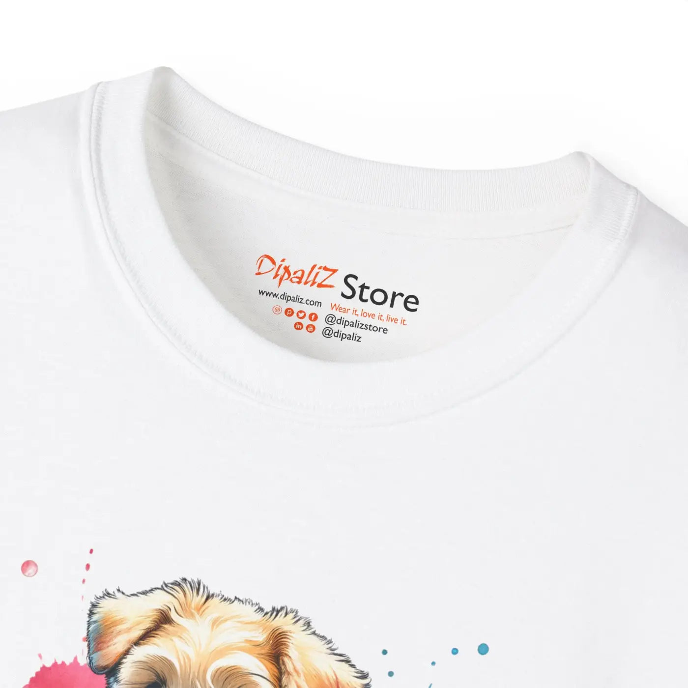 Terrier Dog Tee - Ultra Cotton Soft Coated Wheaten - DipaliZ