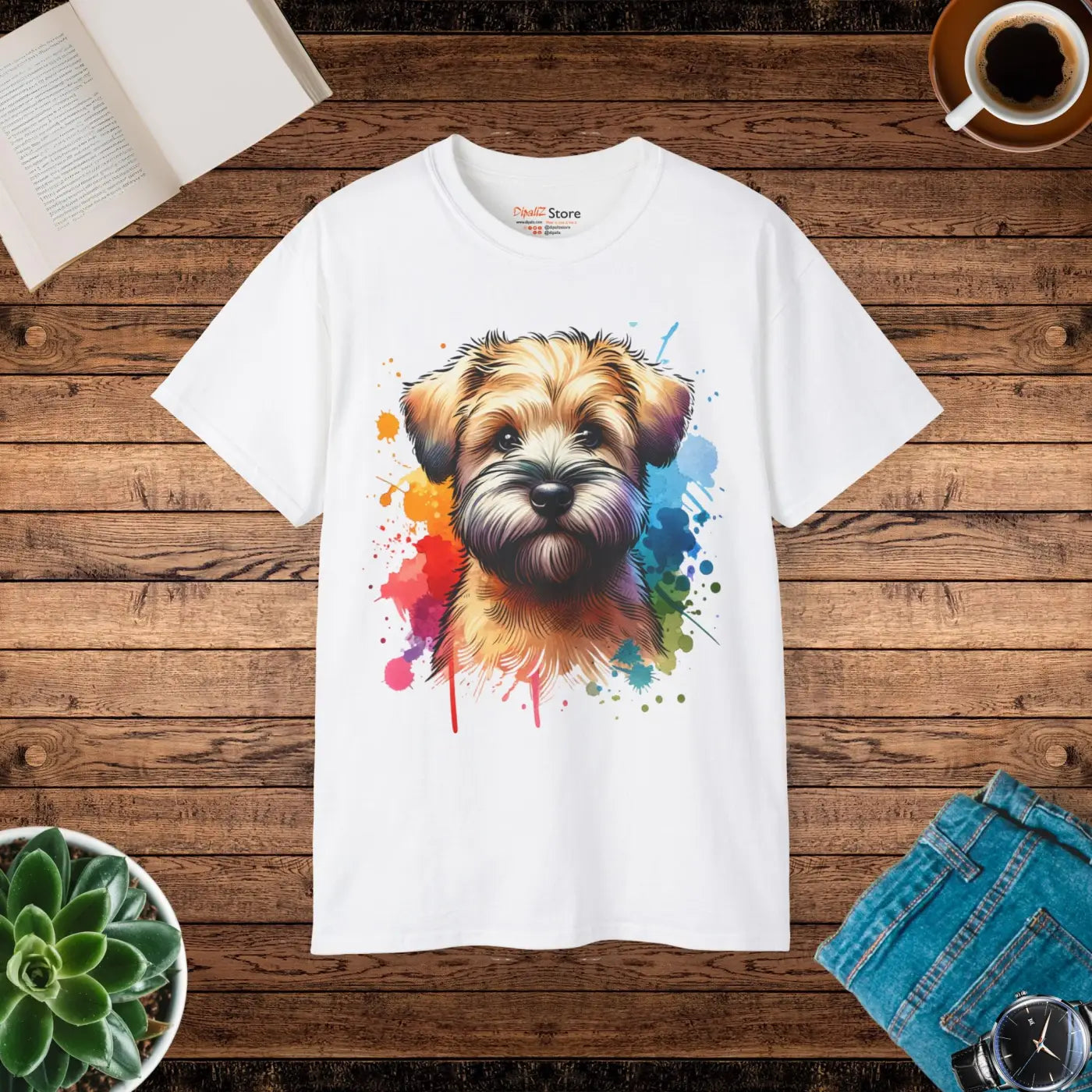Wheaten Terrier Unisex Ultra Cotton Tee - Dog Lover Gift - DipaliZ