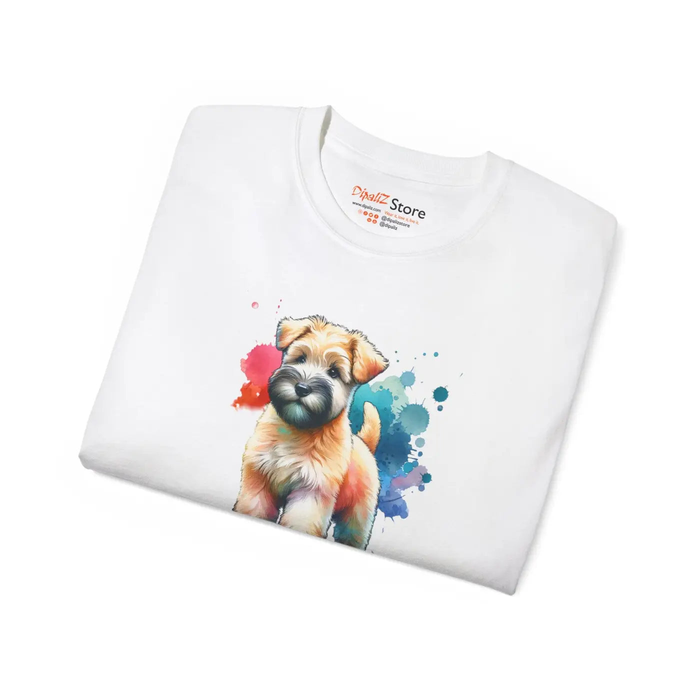Terrier Dog Tee - Ultra Cotton Soft Coated Wheaten - DipaliZ