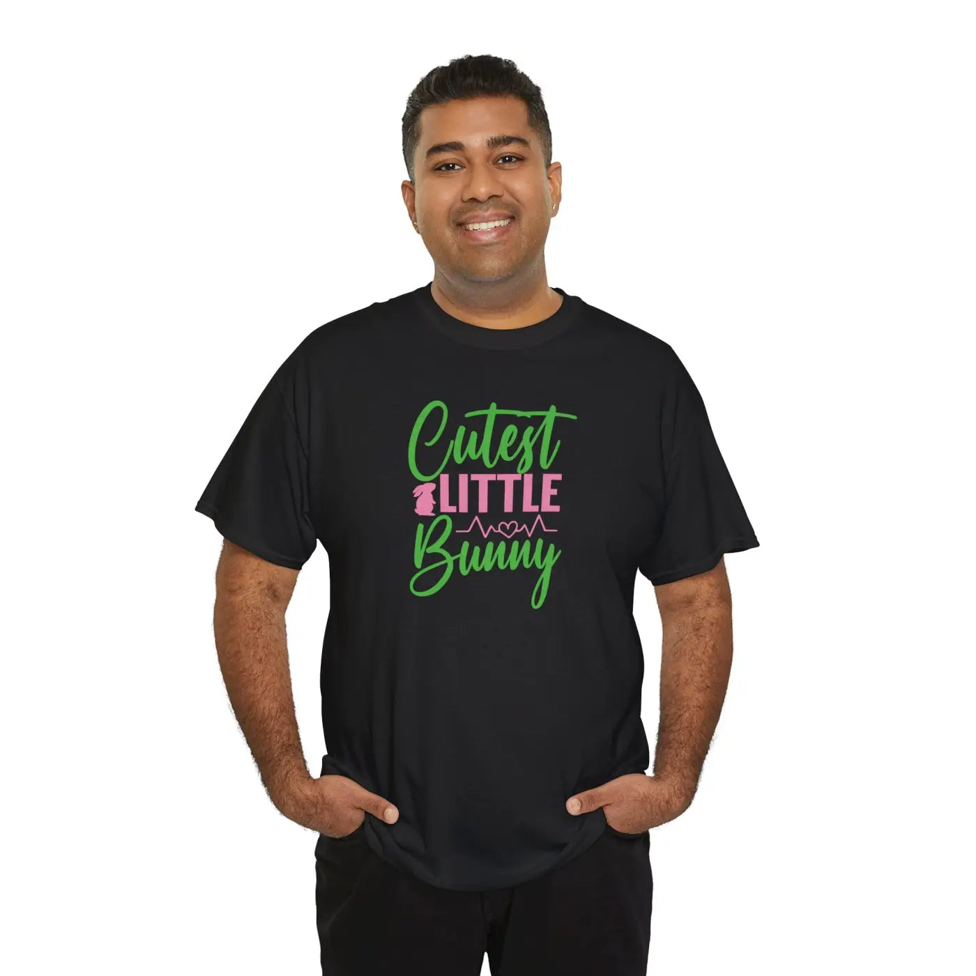 Unisex Deluxe T Shirt - Cutest Bunny Easter Design - DipaliZ