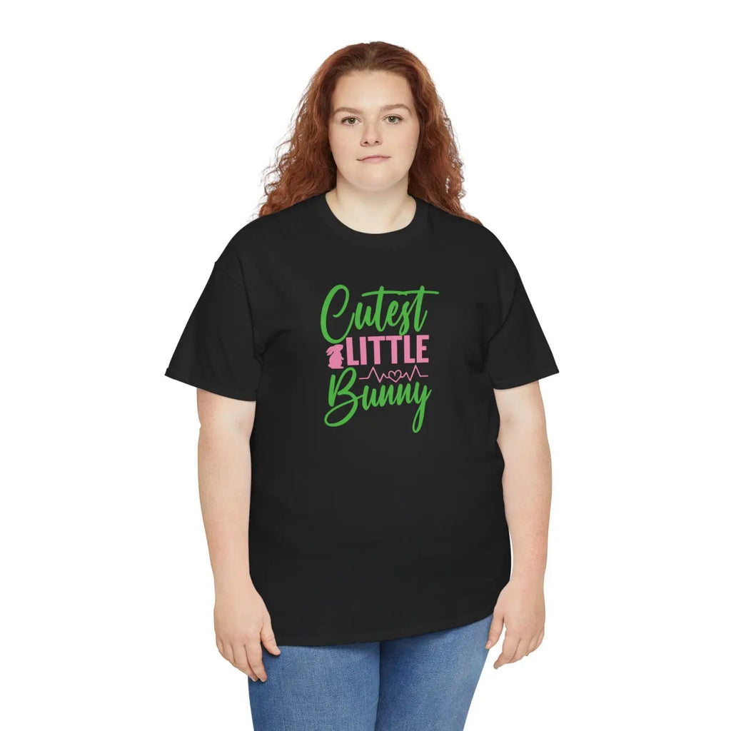 Unisex Deluxe T Shirt - Cutest Bunny Easter Design - DipaliZ