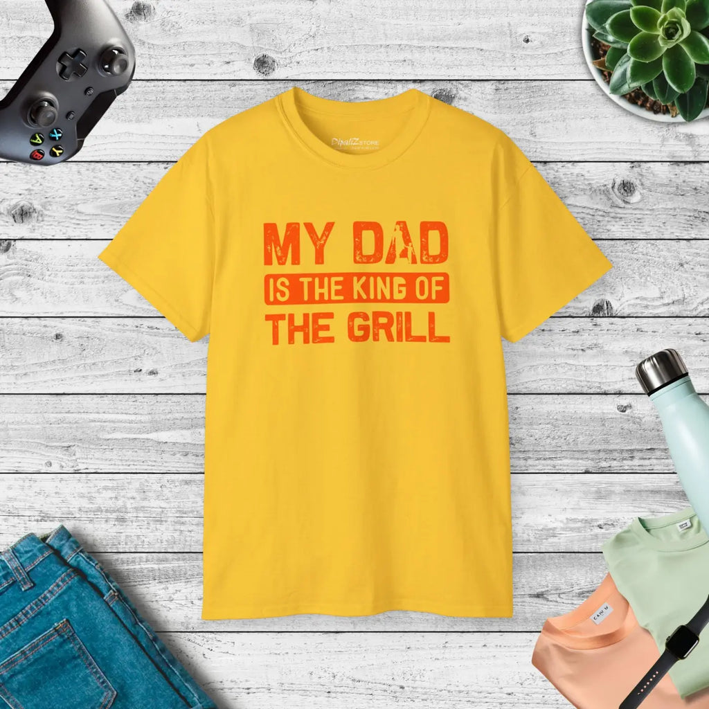 King of Grill Ultra Cotton Tee - Father's Day Gift - DipaliZ
