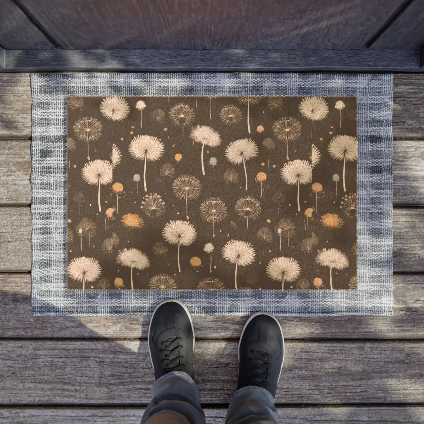 Dandelion Doormat - Tufted Coir Coconut Fiber - DipaliZ