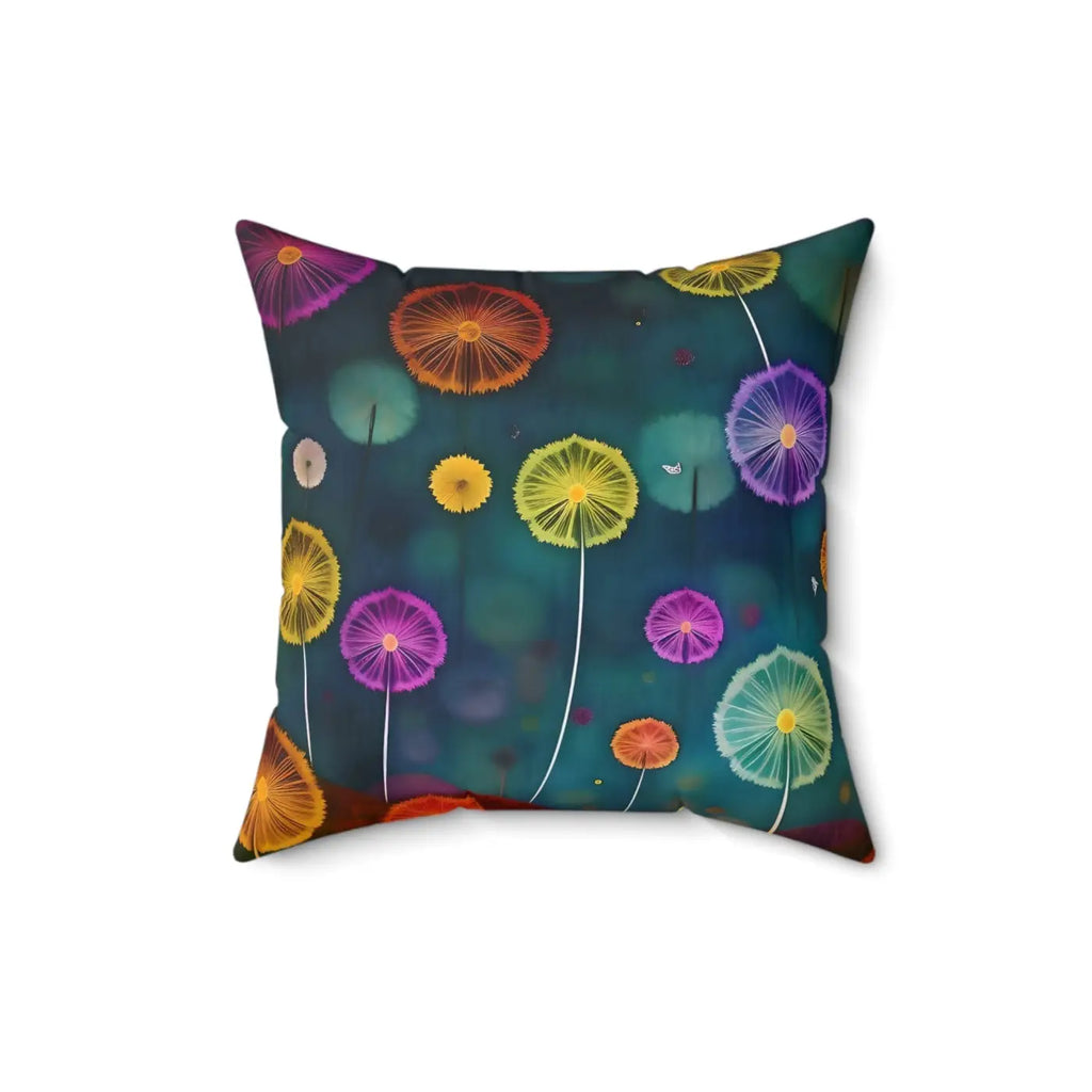 Spun Polyester Square Pillow - Comfort and Style - DipaliZ