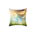 Vibrant Spun Polyester Square Pillow - Home Decor - DipaliZ