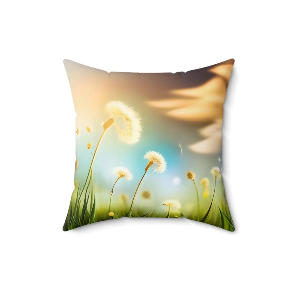Vibrant Spun Polyester Square Pillow - Home Decor - DipaliZ