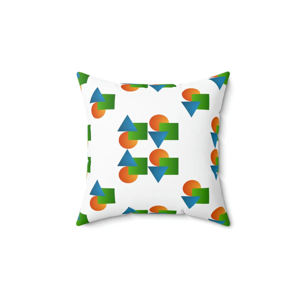 Spun Polyester Square Pillow - Chic Cozy Comfort - DipaliZ