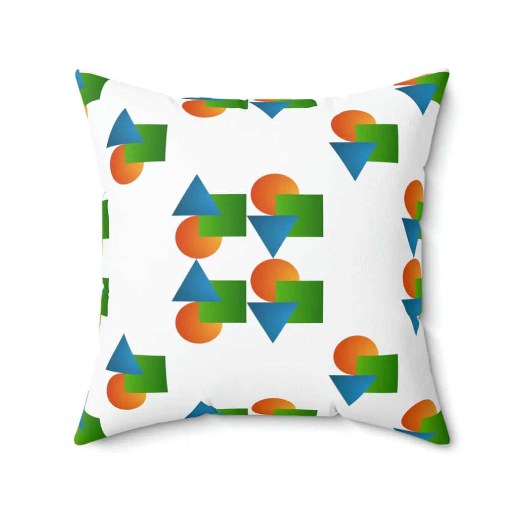 Spun Polyester Square Pillow - Chic Cozy Comfort - DipaliZ