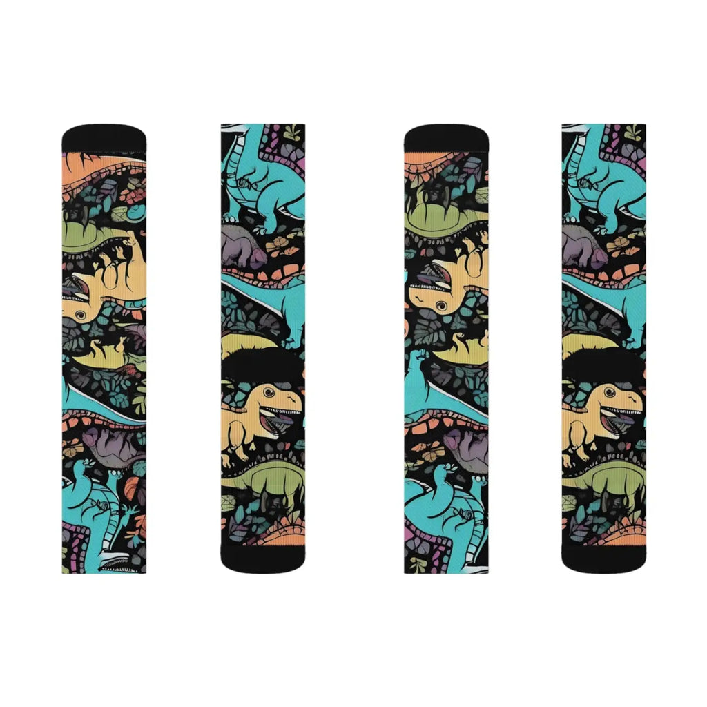 Vibrant Sublimation Socks - Eco-Friendly Gifts for Her - DipaliZ