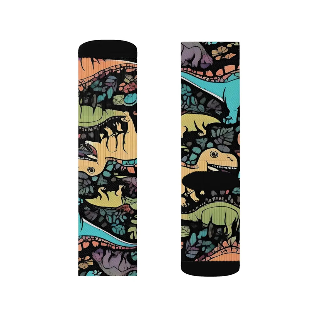 Vibrant Sublimation Socks - Eco-Friendly Gifts for Her - DipaliZ
