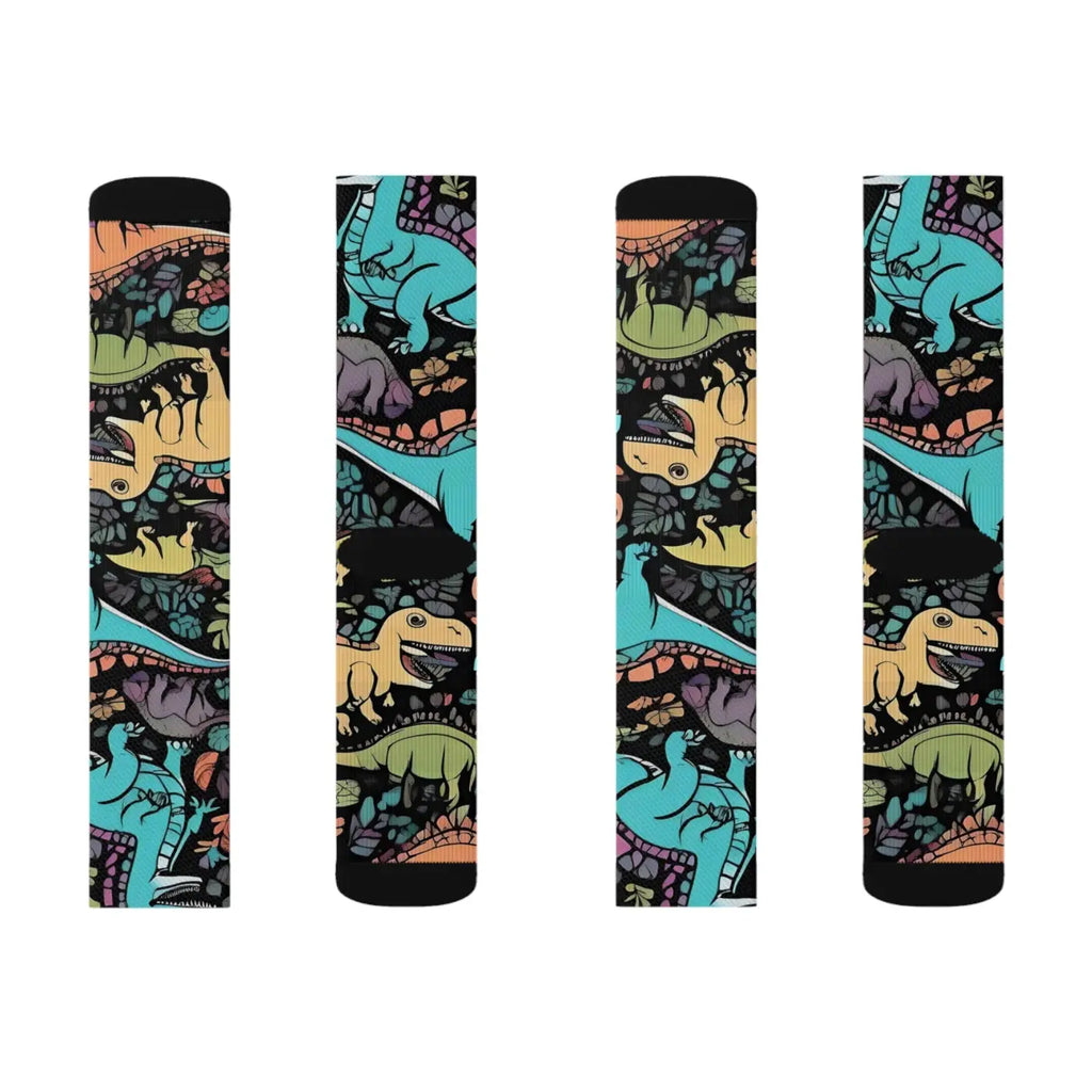 Vibrant Sublimation Socks - Eco-Friendly Gifts for Her - DipaliZ