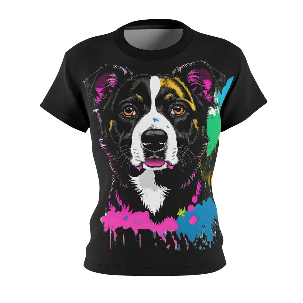Splashed Paint AOP Cut and Sew Tee - Bold Style - DipaliZ