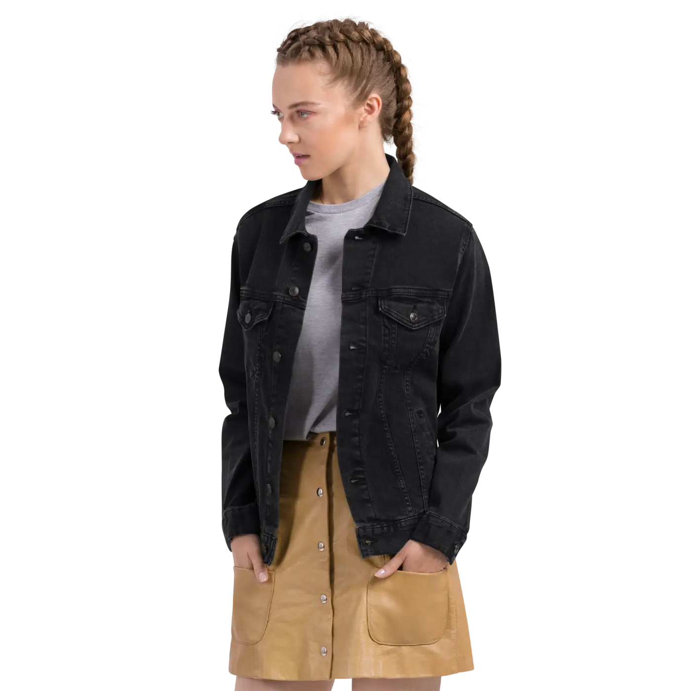 Unisex Denim Jacket - Dream It Wish It Do It - DipaliZ