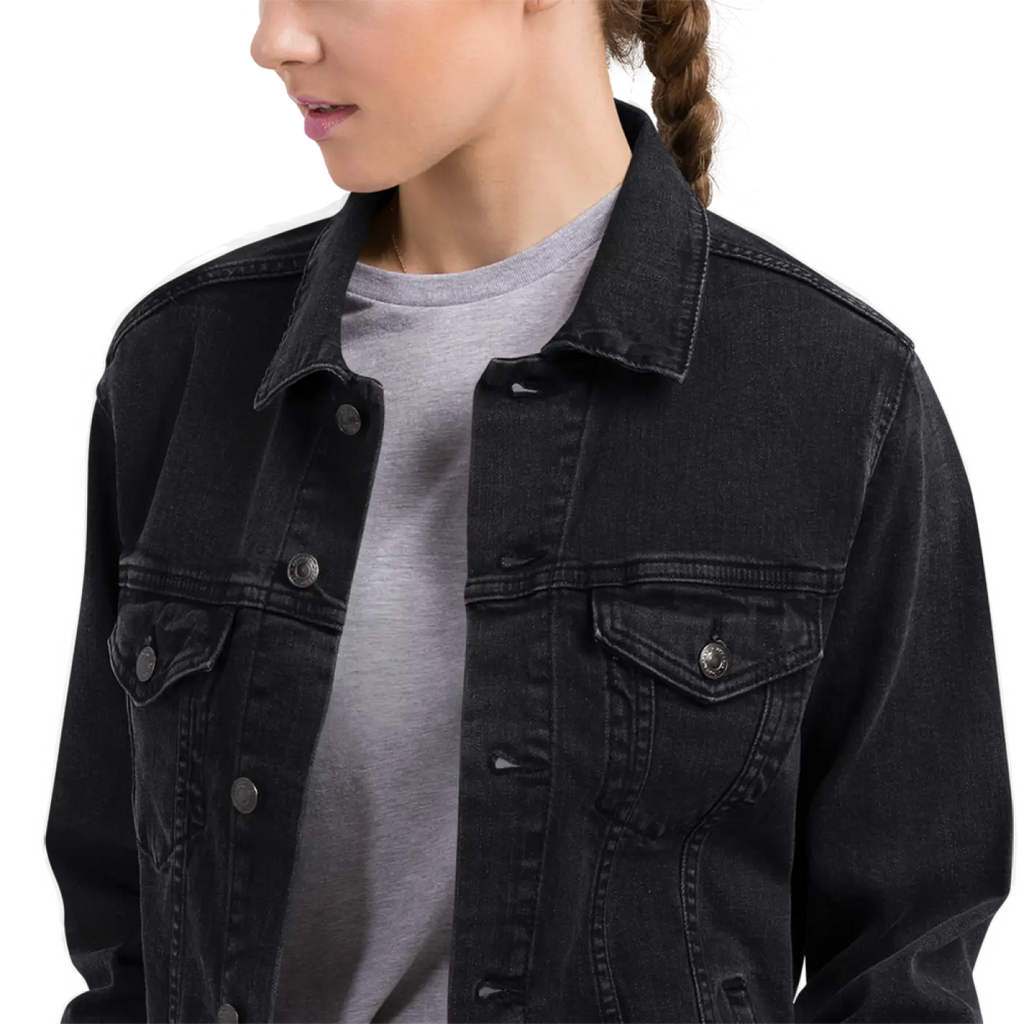 Unisex Denim Jacket - Dream It Wish It Do It - DipaliZ