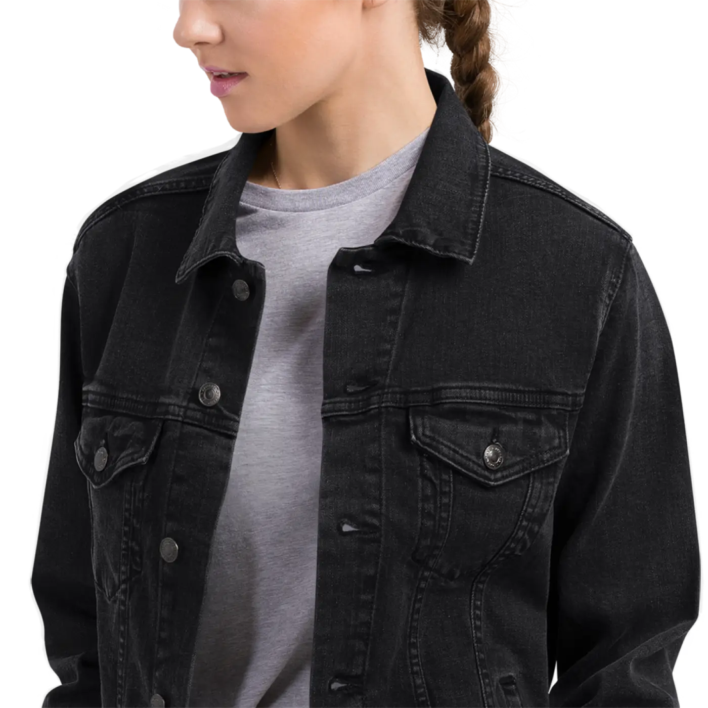 Unisex Denim Jacket - Dream It Wish It Do It - DipaliZ