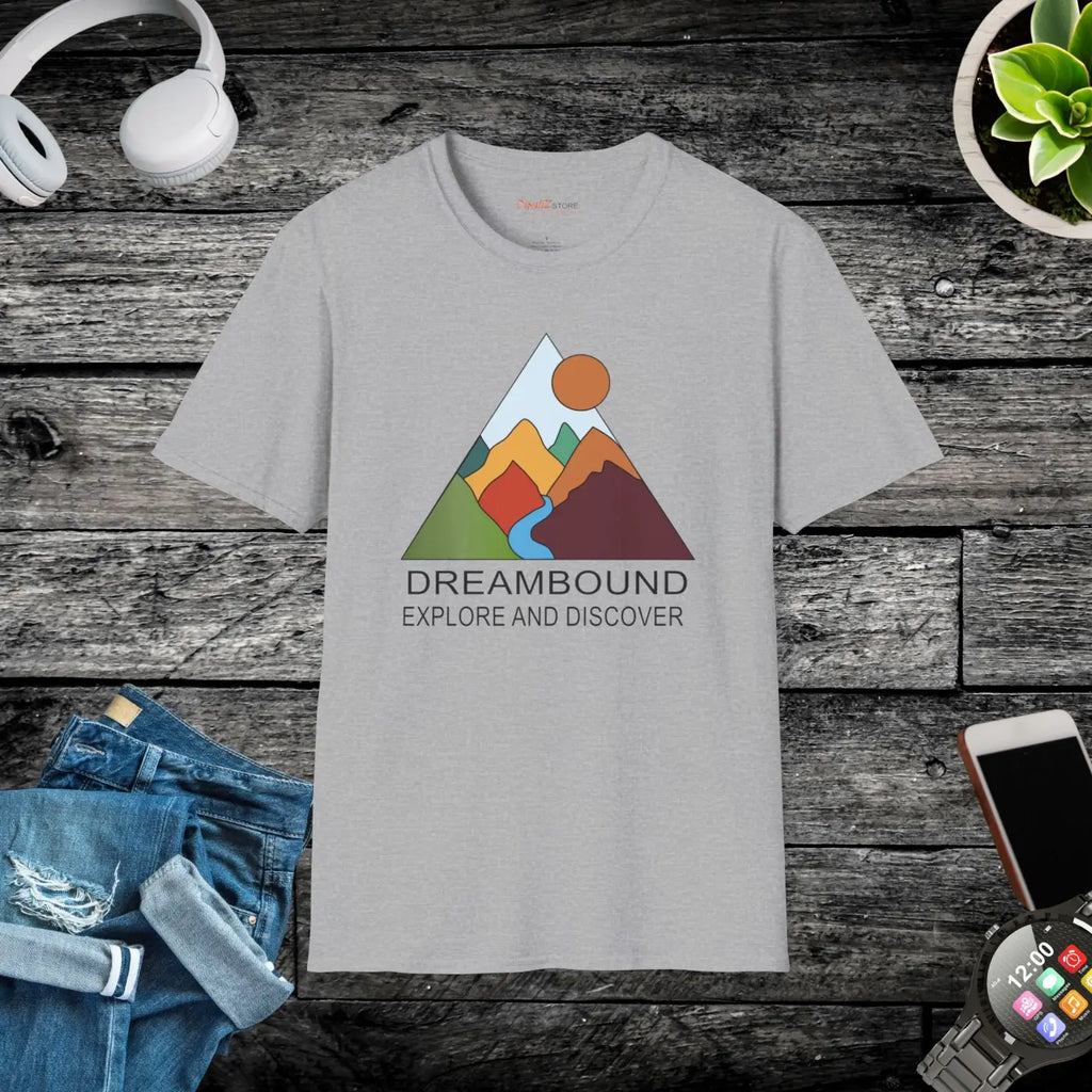 Dreambound Vacation Unisex Softstyle T Shirt - Explore and Discover - DipaliZ