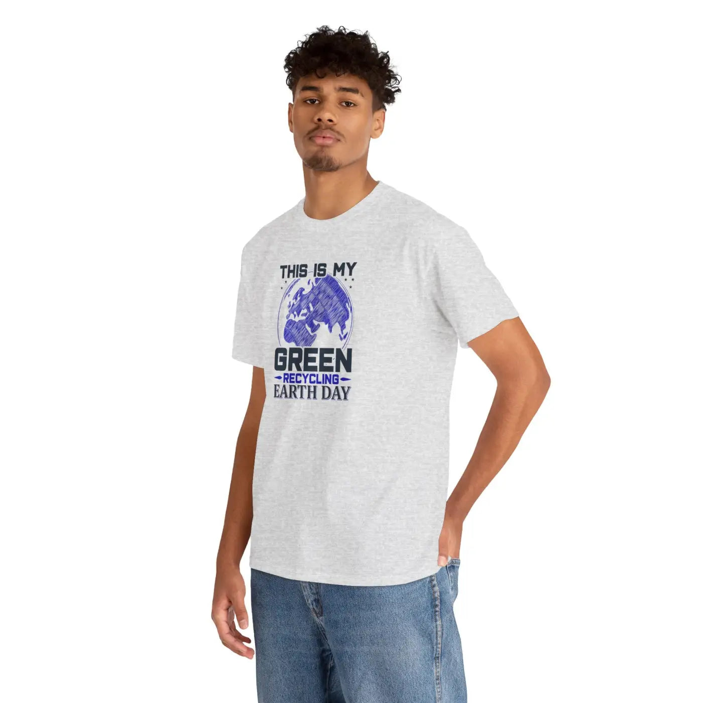 Earth Day Green Earth Deluxe T Shirt - Unisex Heavy Cotton - DipaliZ