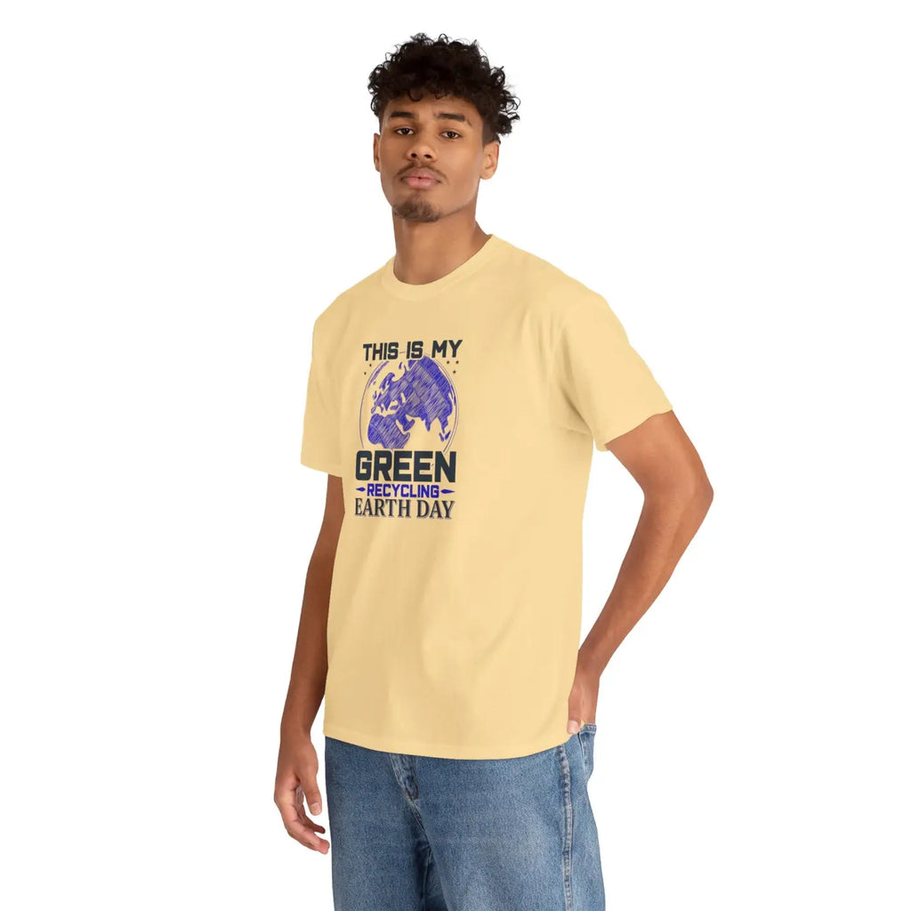 Earth Day Green Earth Deluxe T Shirt - Unisex Heavy Cotton - DipaliZ