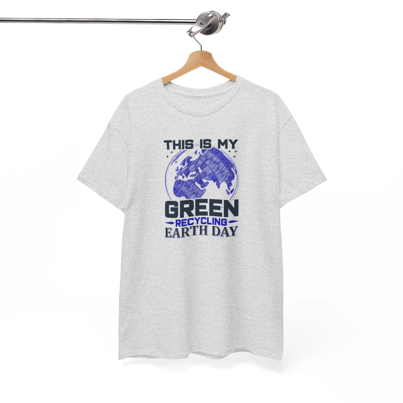 Earth Day Green Earth Deluxe T Shirt - Unisex Heavy Cotton - DipaliZ