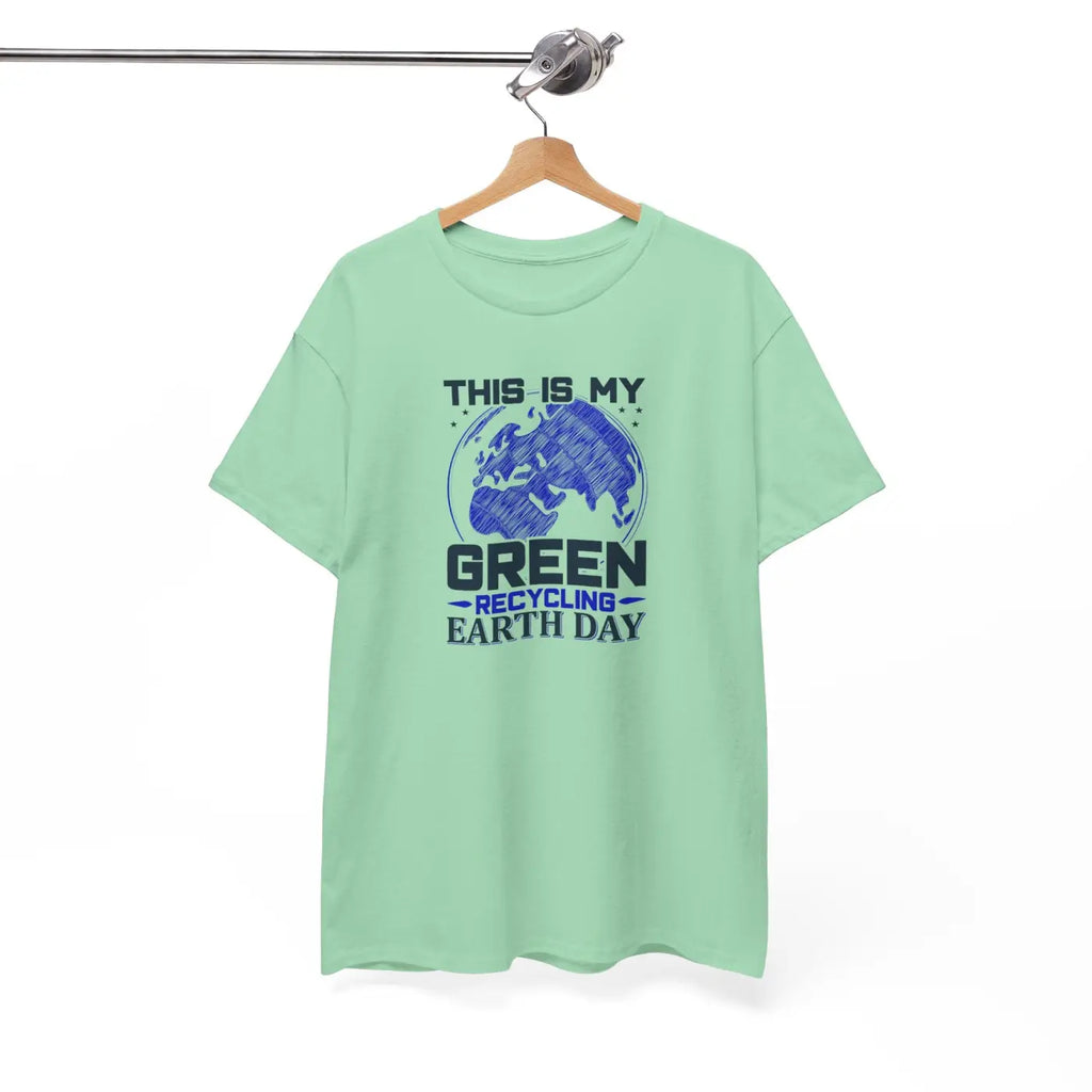 Earth Day Green Earth Deluxe T Shirt - Unisex Heavy Cotton - DipaliZ