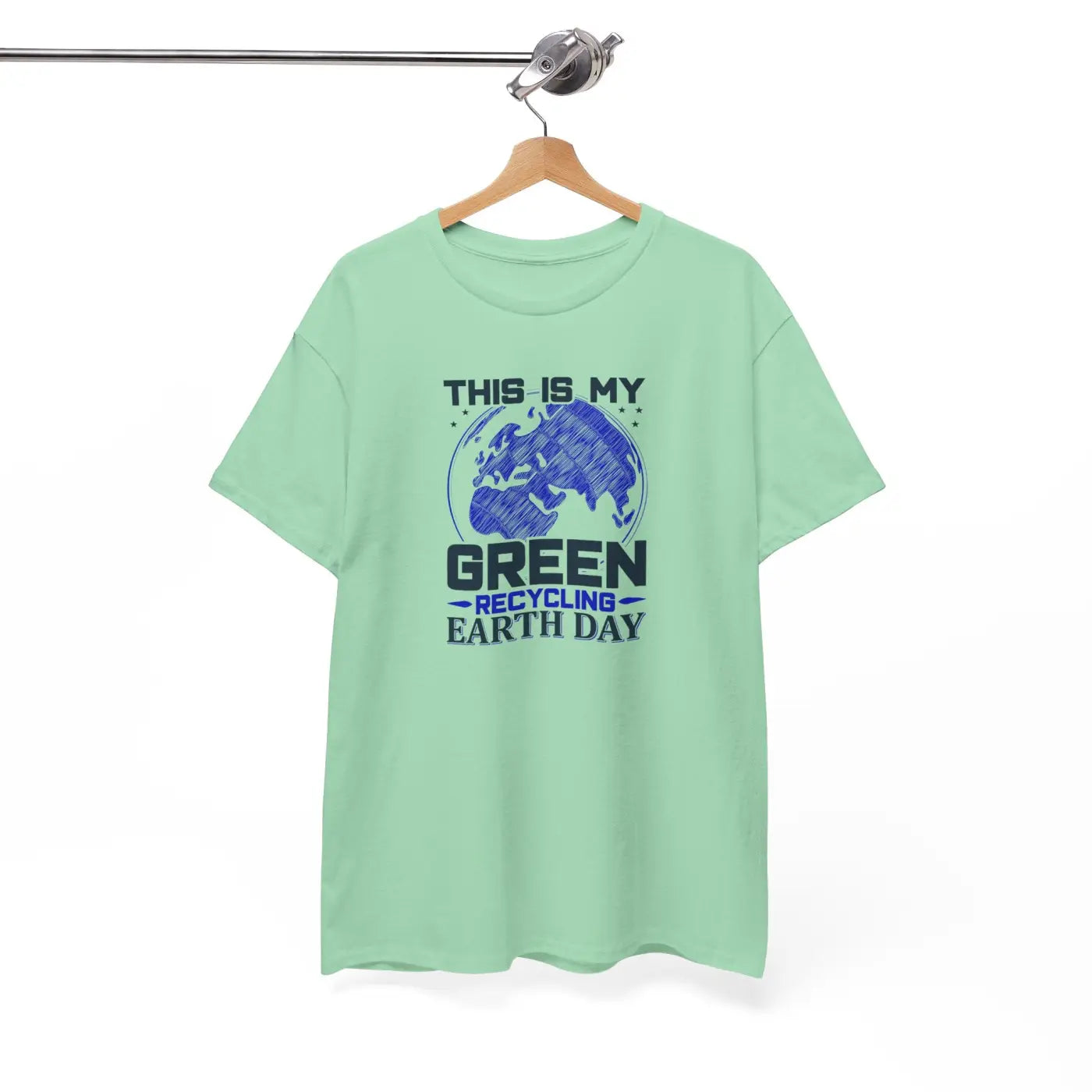 Earth Day Green Earth Deluxe T Shirt - Unisex Heavy Cotton - DipaliZ