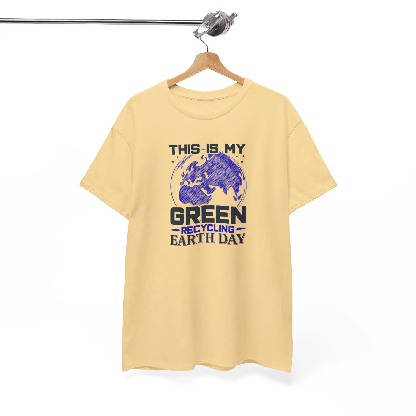 Earth Day Green Earth Deluxe T Shirt - Unisex Heavy Cotton - DipaliZ