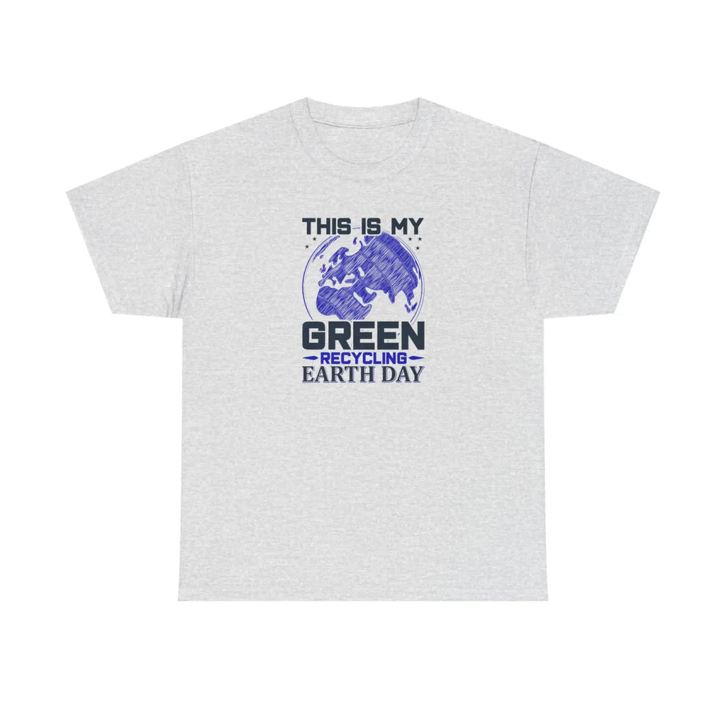 Earth Day Green Earth Deluxe T Shirt - Unisex Heavy Cotton - DipaliZ