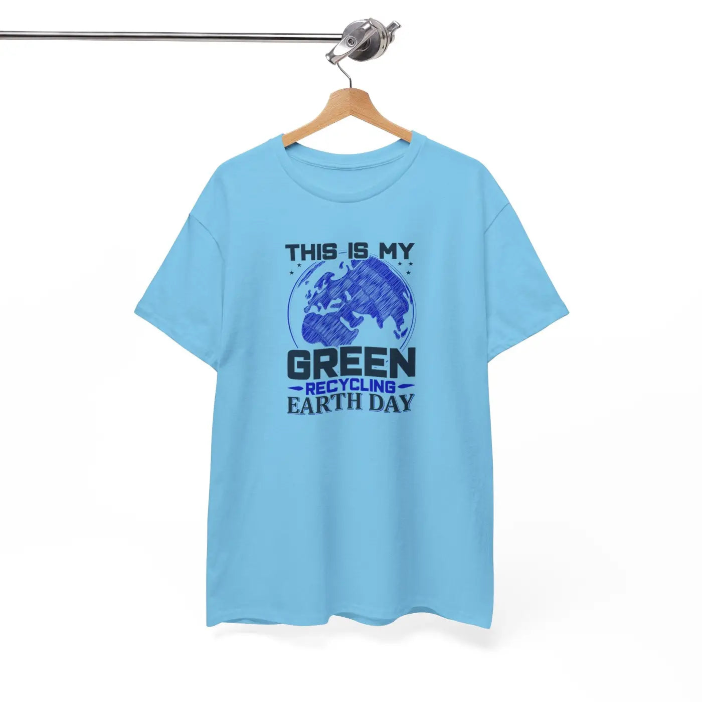 Earth Day Green Earth Deluxe T Shirt - Unisex Heavy Cotton - DipaliZ